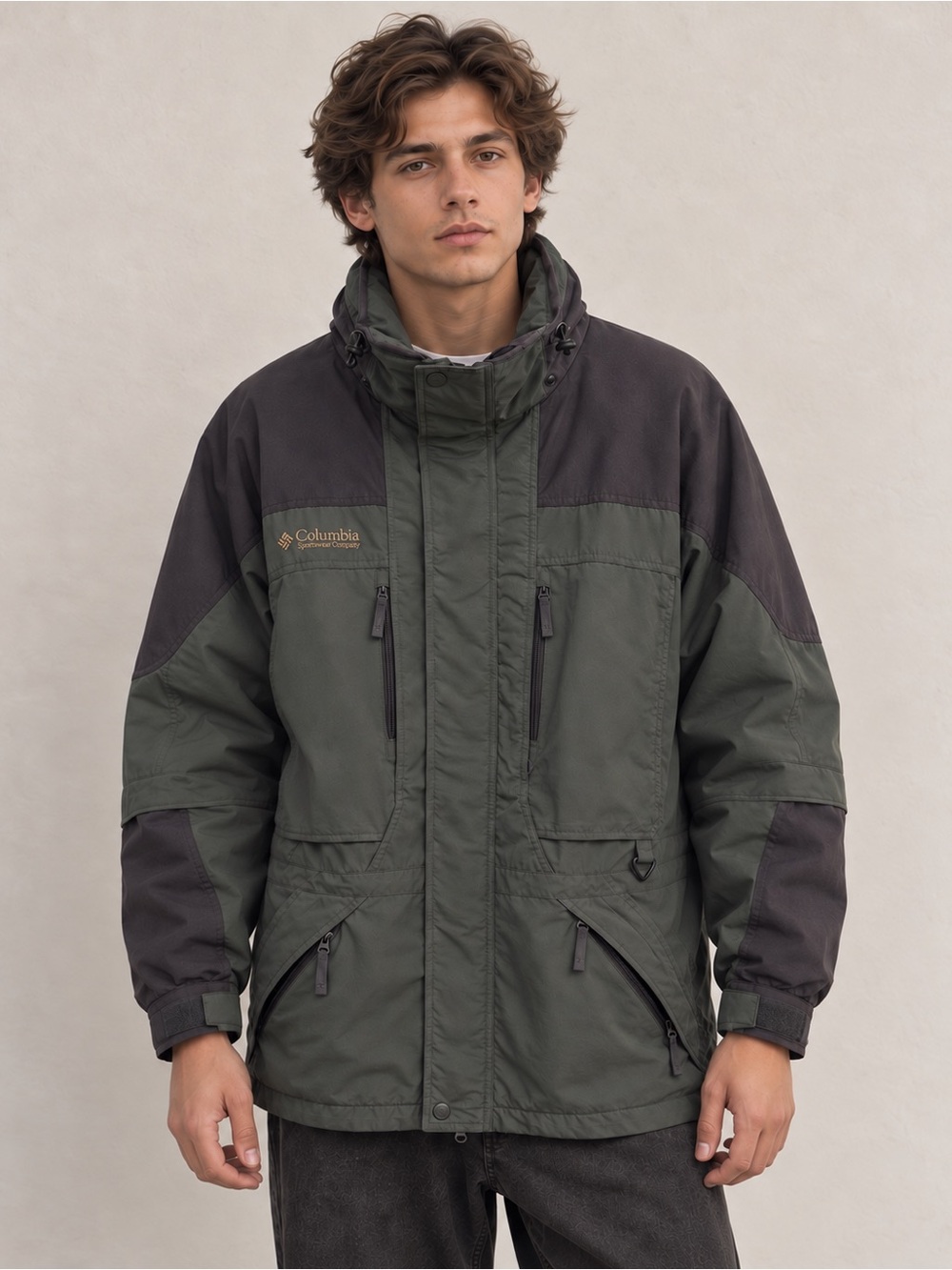 Vintage Columbia Bugaboo Interchange Shell Jacket XL Gorpcore